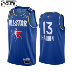 Canotte Bambino Houston Rockets James Harden 13 2020 All-Star Jordan Brand Blu Swingman